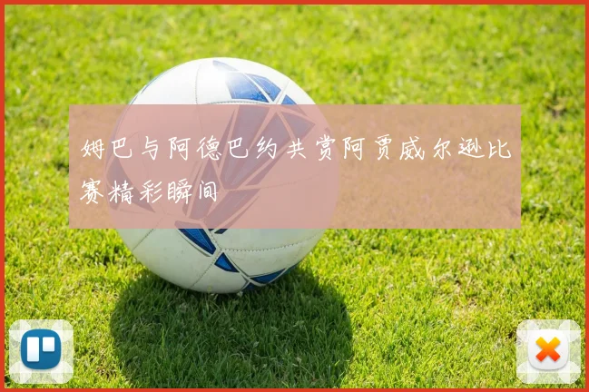 姆巴与阿德巴约共赏阿贾威尔逊比赛精彩瞬间